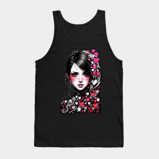 woman illustration Tank Top